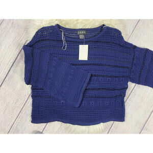 Cotton Emporium Pointelle Boat Neck Sweater-M